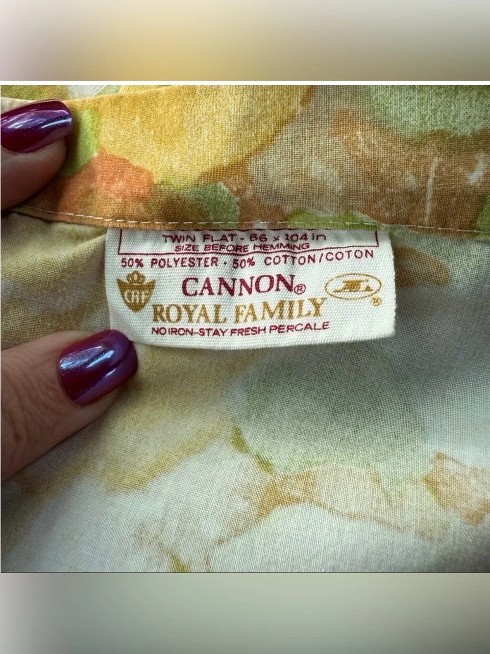 Royal Family Cannon Floral Twin Flat Sheets (2)